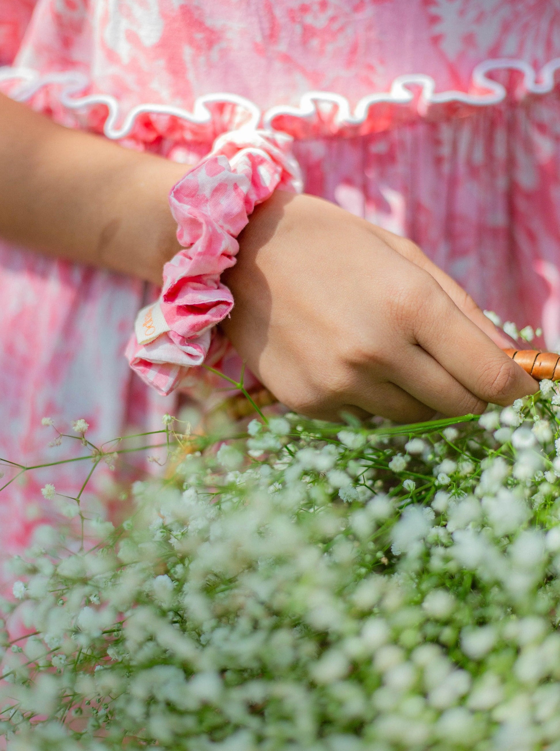 Pink Flare Maxi Dress - Odhanon