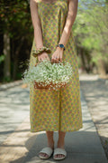 Green Slip Midi Dress - Odhanon